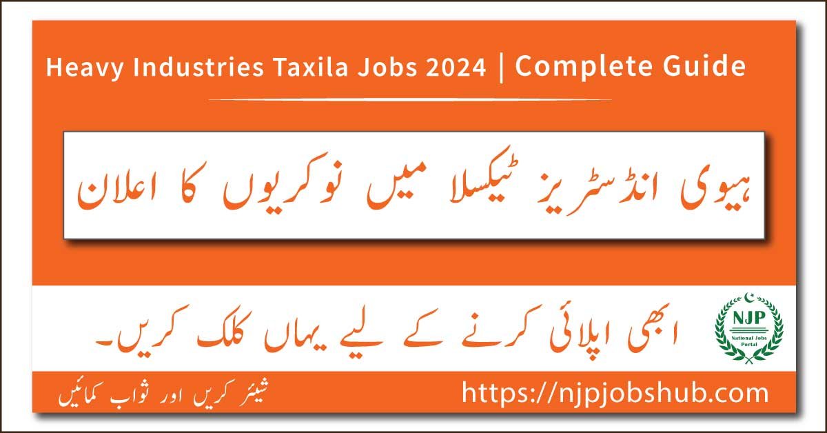 Heavy Industries Taxila Jobs 2024